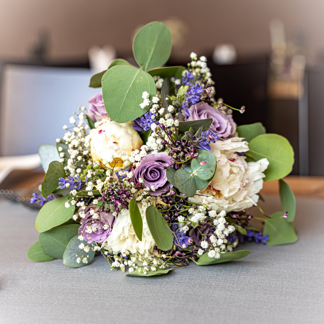 Handgebundener Blumenstrauß aus dem kleinen Blumenparadies in Greven-Reckenfeld